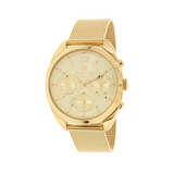  Shop Authentic Tommy Hilfiger Mia Gold Dial Gold Mesh Bracelet Watch for Women - 1781488 - Luxxuri