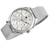  Shop Authentic Tommy Hilfiger Mia Silver Dial Silver Mesh Bracelet Watch for Men - 1781628 - Luxxuri