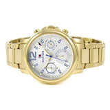  Shop Authentic Tommy Hilfiger Claudia White Dial Gold Steel Strap Watch for Women - 1781742 - Luxxuri