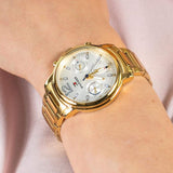  Shop Authentic Tommy Hilfiger Claudia White Dial Gold Steel Strap Watch for Women - 1781742 - Luxxuri