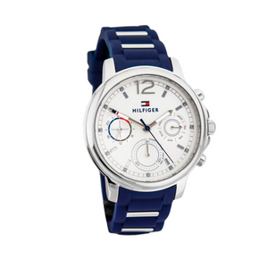  Shop Authentic Tommy Hilfiger Claudia White Dial Blue Steel Strap Watch for Women - 1781746 - Luxxuri