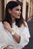 Shop Authentic Tommy Hilfiger Carly Silver Dial Cream Leather Strap Watch for Women - 1781790 - Luxxuri