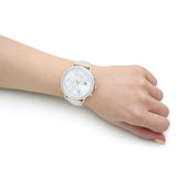  Shop Authentic Tommy Hilfiger Carly Silver Dial Cream Leather Strap Watch for Women - 1781790 - Luxxuri