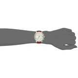  Shop Authentic Tommy Hilfiger Claudia White Dial Red Leather Strap Watch for Women - 1781816 - Luxxuri