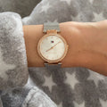  Shop Authentic Tommy Hilfiger Lynn Quartz Silver Dial Silver Mesh Bracelet Watch For Women - 1781863 - Luxxuri