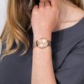  Shop Authentic Tommy Hilfiger Lynn Quartz Rose Gold Dial Rose Gold Mesh Bracelet Watch For Women - 1781865 - Luxxuri