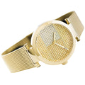  Shop Authentic Tommy Hilfiger Lynn Quartz Gold Dial Gold Mesh Bracelet Watch For Women - 1781867 - Luxxuri