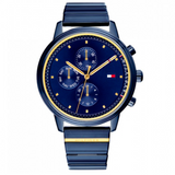  Shop Authentic Tommy Hilfiger Blake Blue Dial Blue Steel Strap Watch for Women - 1781893 - Luxxuri