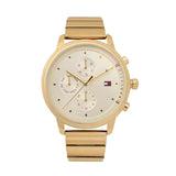  Shop Authentic Tommy Hilfiger Blake White Dial Gold Steel Strap Watch for Women - 1781905 - Luxxuri