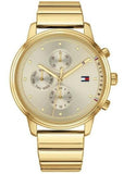  Shop Authentic Tommy Hilfiger Blake White Dial Gold Steel Strap Watch for Women - 1781905 - Luxxuri