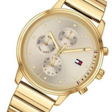 Shop Authentic Tommy Hilfiger Blake White Dial Gold Steel Strap Watch for Women - 1781905 - Luxxuri