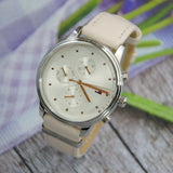  Shop Authentic Tommy Hilfiger Blake Chronograph Silver Dial Pink Leather Strap Watch For Women - 1781906 - Luxxuri