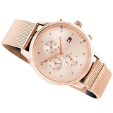 Shop Authentic Tommy Hilfiger Blake Chronograph Rose Gold Dial Rose Gold Mesh Bracelet Watch For Women - 1781907 - Luxxuri