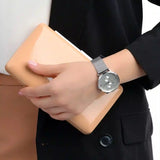  Shop Authentic Tommy Hilfiger Jenna Quartz Silver Dial Silver Mesh Bracelet Watch For Women - 1781942 - Luxxuri