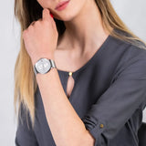  Shop Authentic Tommy Hilfiger Jenna Quartz Silver Dial Silver Mesh Bracelet Watch For Women - 1781942 - Luxxuri