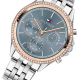  Shop Authentic Tommy Hilfiger Ari Diamonds Blue Dial Silver Steel Strap Watch for Women - 1781976 - Luxxuri