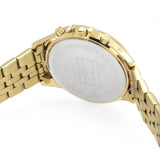  Shop Authentic Tommy Hilfiger Ari Multifunction Diamonds Silver Dial Gold Steel Strap Watch for Women - 1781977 - Luxxuri
