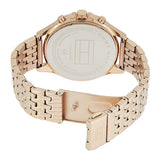  Shop Authentic Tommy Hilfiger Ari Diamonds Silver Dial Rose Gold Steel Strap Watch for Women - 1781978 - Luxxuri