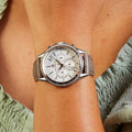  Shop Authentic Tommy Hilfiger Ari Diamonds White Dial Grey Leather Strap Watch for Women - 1781980 - Luxxuri