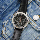  Shop Authentic Tommy Hilfiger Ari Diamonds Black Dial Black Leather Strap Watch for Women - 1781981 - Luxxuri
