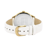  Shop Authentic Tommy Hilfiger Brooklyn Quartz White Dial White Leather Strap Watch for Women - 1782018 - Luxxuri