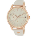  Shop Authentic Tommy Hilfiger Brooke Quartz White Dial Cream Leather Strap Watch for Women  - 1782022 - Luxxuri