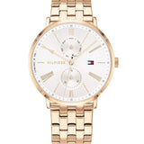 Shop Authentic Tommy Hilfiger Jenna Quartz White Dial Rose Gold Steel Strap Watch for Women - 1782070 - Luxxuri