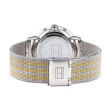  Shop Authentic Tommy Hilfiger Jenna Quartz White Dial Two Tone Mesh Bracelet Watch for Women  - 1782074 - Luxxuri