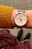  Shop Authentic Tommy Hilfiger Whitney Chronograph Quartz Rose Gold Dial Rose Gold Steel Strap Watch For Women - 1782120 - Luxxuri
