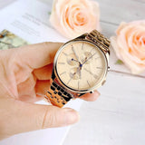  Shop Authentic Tommy Hilfiger Whitney Chronograph Quartz Rose Gold Dial Rose Gold Steel Strap Watch For Women - 1782120 - Luxxuri