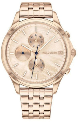  Shop Authentic Tommy Hilfiger Whitney Chronograph Quartz Rose Gold Dial Rose Gold Steel Strap Watch For Women - 1782120 - Luxxuri