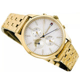  Shop Authentic Tommy Hilfiger Whitney Chronograph Quartz Mother of Pearl White Dial Gold Steel Strap Watch For Women - 1782121 - Luxxuri