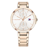  Shop Authentic Tommy Hilfiger Angela Quartz White Dial Rose Gold Steel Strap Watch for Women - 1782124 - Luxxuri