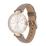  Shop Authentic Tommy Hilfiger Angela Quartz Silver Dial Brown Leather Strap Watch for Women - 1782125 - Luxxuri