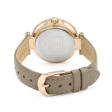  Shop Authentic Tommy Hilfiger Angela Quartz Silver Dial Brown Leather Strap Watch for Women - 1782125 - Luxxuri