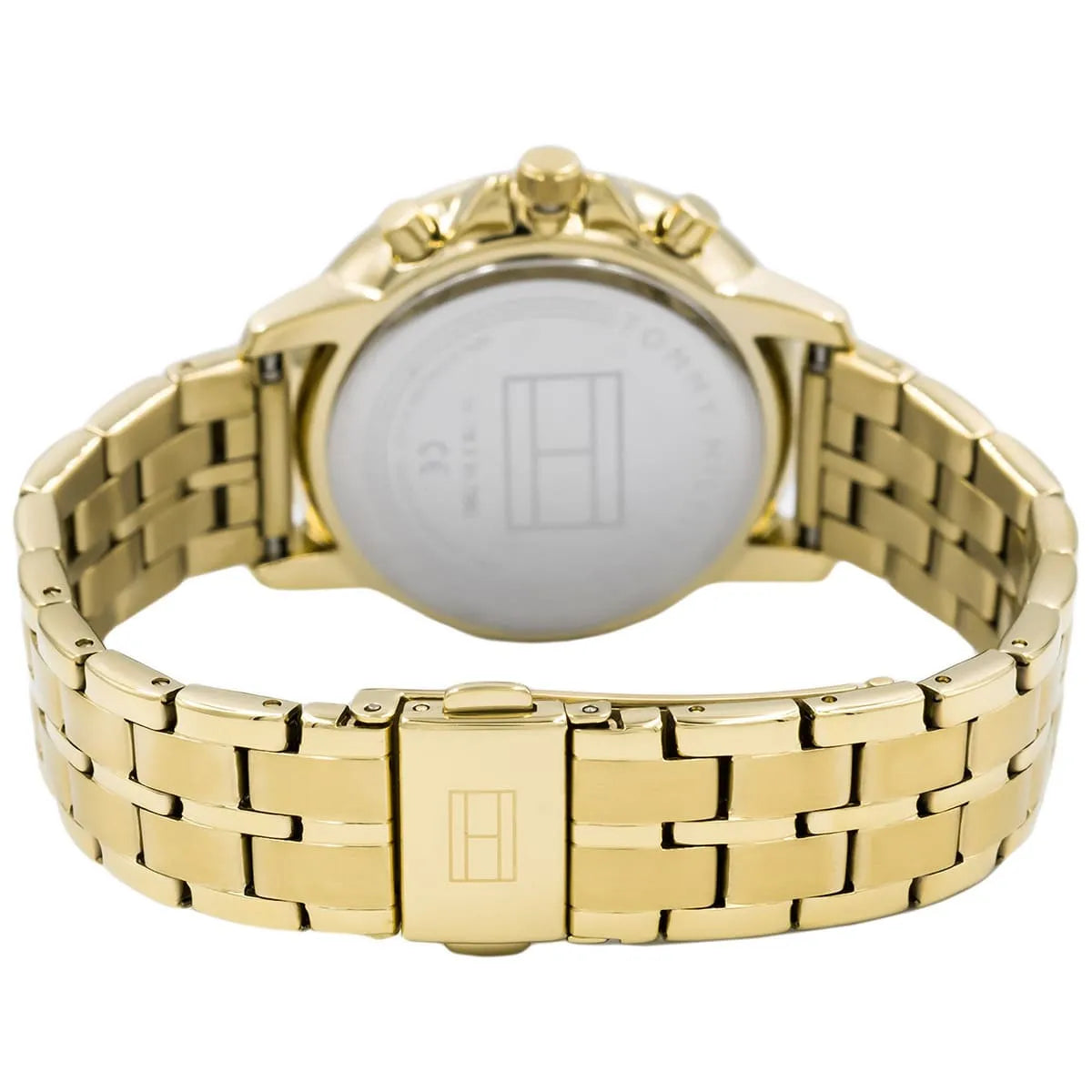  Shop Authentic Tommy Hilfiger Madison Quartz Gold Dial Gold Steel Strap Watch For Women - 1782189 - Luxxuri