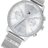  Shop Authentic Tommy Hilfiger Blake Diamonds Silver Dial Silver Mesh Bracelet Watch for Women - 1782301 - Luxxuri
