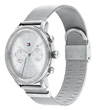  Shop Authentic Tommy Hilfiger Blake Diamonds Silver Dial Silver Mesh Bracelet Watch for Women - 1782301 - Luxxuri
