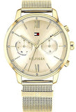  Shop Authentic Tommy Hilfiger Blake Quartz Gold Dial Gold Mesh Bracelet Watch for Women - 1782302 - Luxxuri