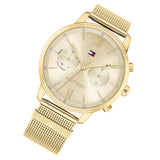  Shop Authentic Tommy Hilfiger Blake Quartz Gold Dial Gold Mesh Bracelet Watch for Women - 1782302 - Luxxuri