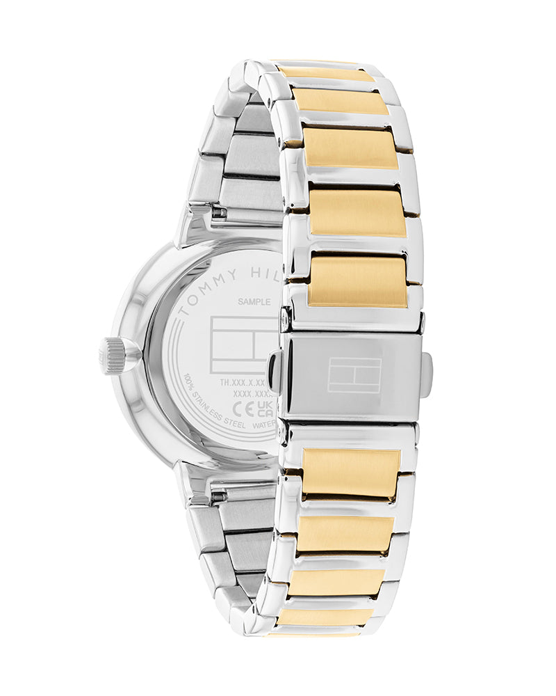  Shop Authentic Tommy Hilfiger Joy Chronograph Silver Dial Two Tone Steel Strap Watch for Women - 1782534 - Luxxuri