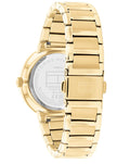  Shop Authentic Tommy Hilfiger Joy Analog Gold Dial Gold Steel Strap Watch For Women - 1782536 - Luxxuri