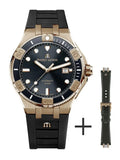  Shop Authentic Maurice Lacroix Aikon Venturer Black Dial Black Rubber Strap Watch For Men - AI6058-BRZ0B-330-2 - Luxxuri