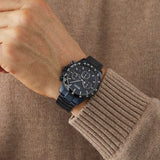  Shop Authentic Hugo Boss Chronograph Black Dial Black Steel Strap Watch for Men - 1513180 - Luxxuri