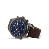  Shop Authentic Hugo Boss Nomad Blue Dial Brown Leather Strap Watch for Men - 1513773 - Luxxuri