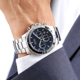  Shop Authentic Hugo Boss Hero Sport Blue Dial Silver Steel Strap Watch for Men - 1513755 - Luxxuri