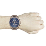  Shop Authentic Hugo Boss Skymaster Blue Dial Brown Steel Strap Watch for Men - 1513788 - Luxxuri