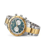  Shop Authentic Hugo Boss Santiago Green Dial Two Tone Steel Strap Watch for Men - 1513872 - Luxxuri
