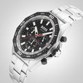  Shop Authentic Hugo Boss Energy Chronograph Black Dial Silver Steel Strap Watch For Men - 1513971 - Luxxuri