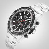  Shop Authentic Hugo Boss Energy Chronograph Black Dial Silver Steel Strap Watch For Men - 1513971 - Luxxuri